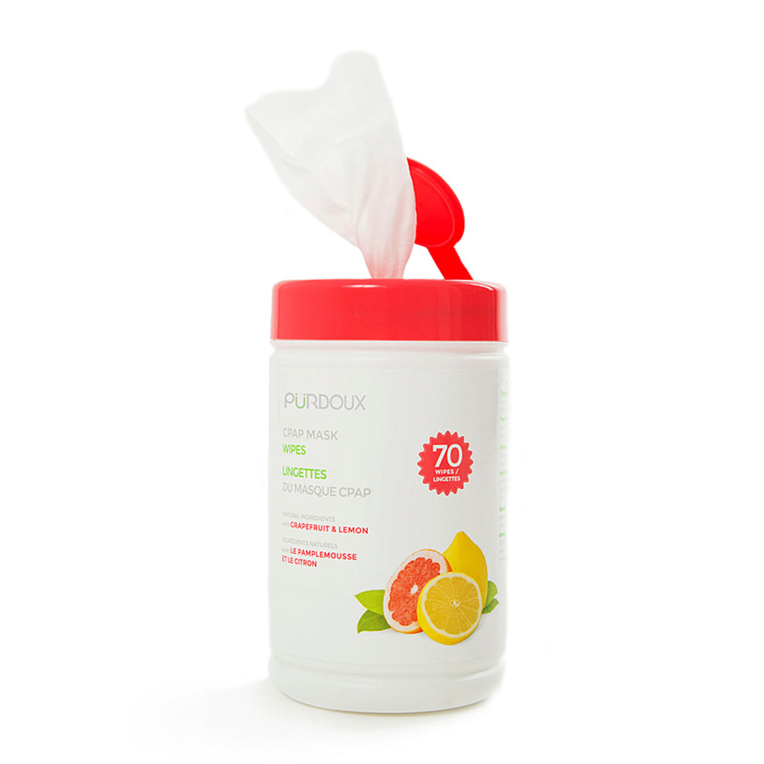 Purdoux Citrus CPAP Mask Wipes - 70-Pack