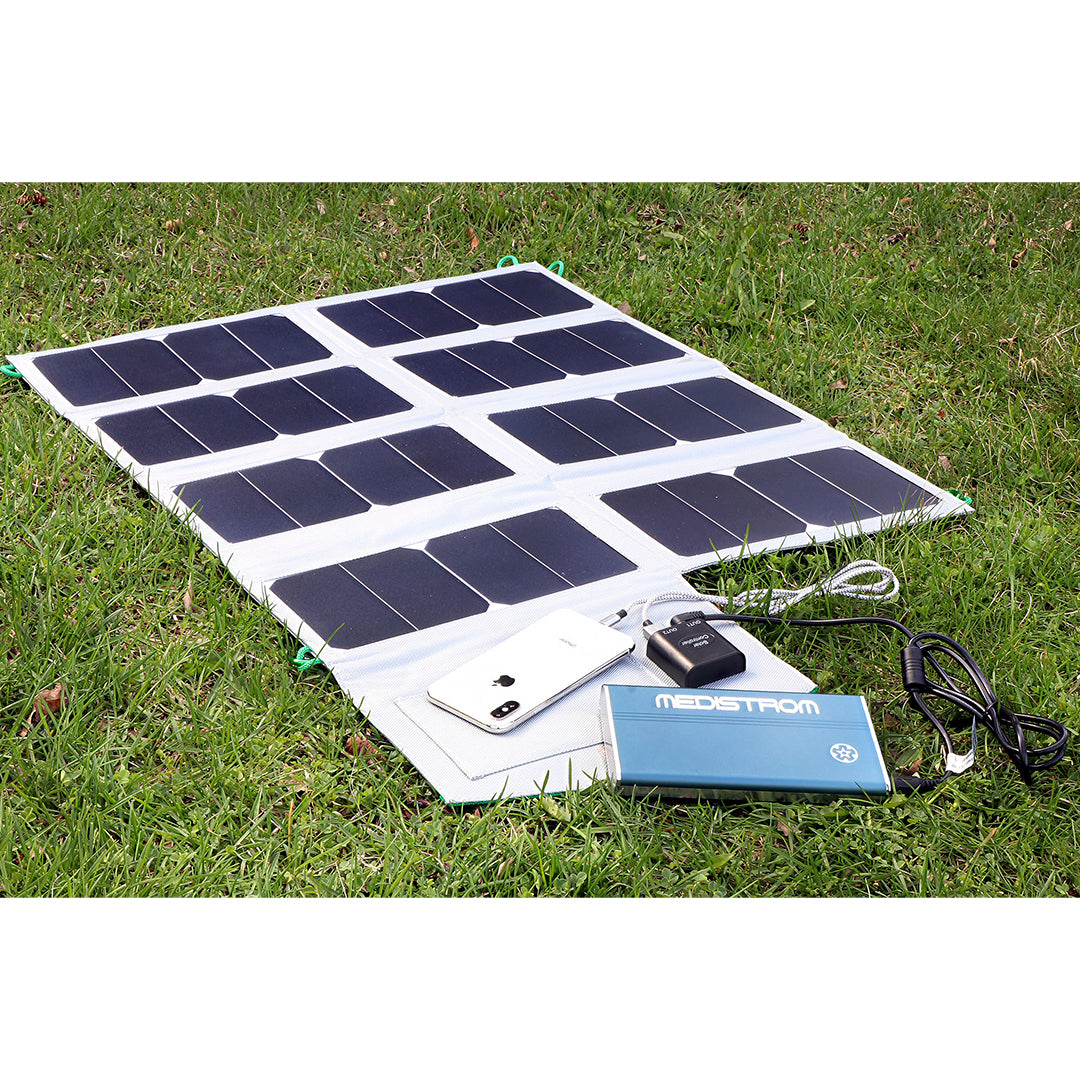 Medistrom 50W Solar Panel – Portable Solar Charger for Pilot-24 & Pilot-12 Batteries
